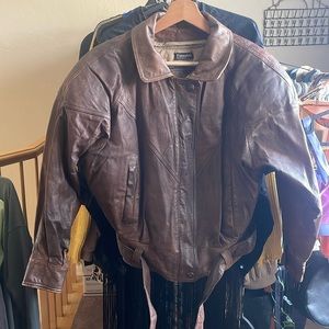 Vintage leather jacket